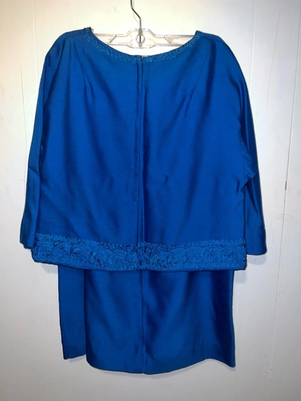 Brief Originals Vintage Bright Blue Two-Piece Dress Set 0414261